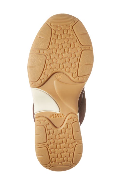 Isabel Marant Balskee High-top Wedge Suede Calfskin Leather Sneakers
