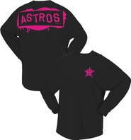 FANATICS Women's Fanatics  Black Houston Astros Neon Jersey Long Sleeve T-Shirt