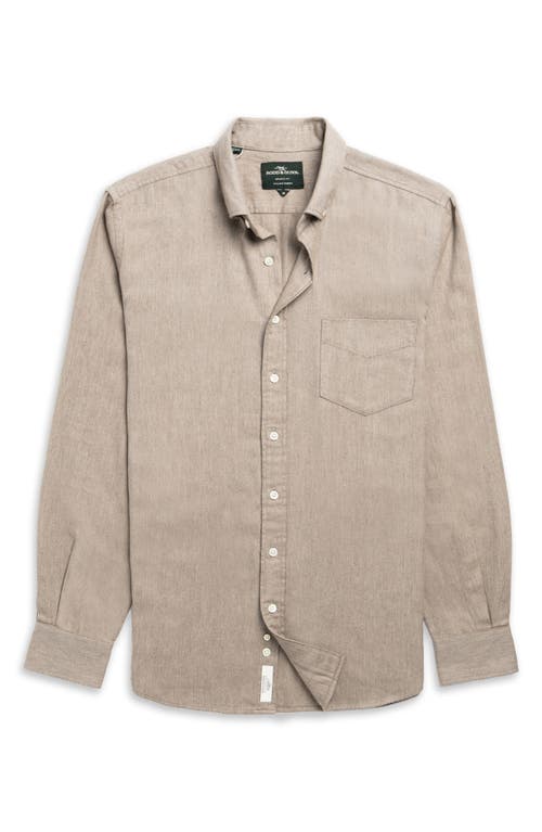 Rodd & Gunn Barrhill Sports Fit Button-down Shirt In Brown