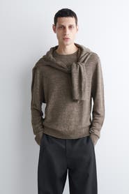 COS Knitted Linen Crew-Neck Sweater