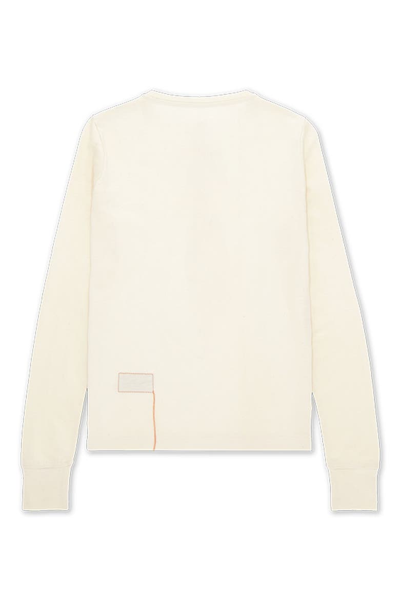 Coralie Seraph Multi-Color Embroidered T-Shirt, Alternate, color, MILK