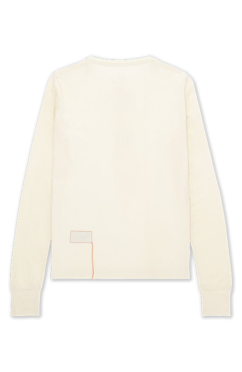 Fortela Coralie Seraph Multi-Color Embroidered T-Shirt, Alternate, color, Milk