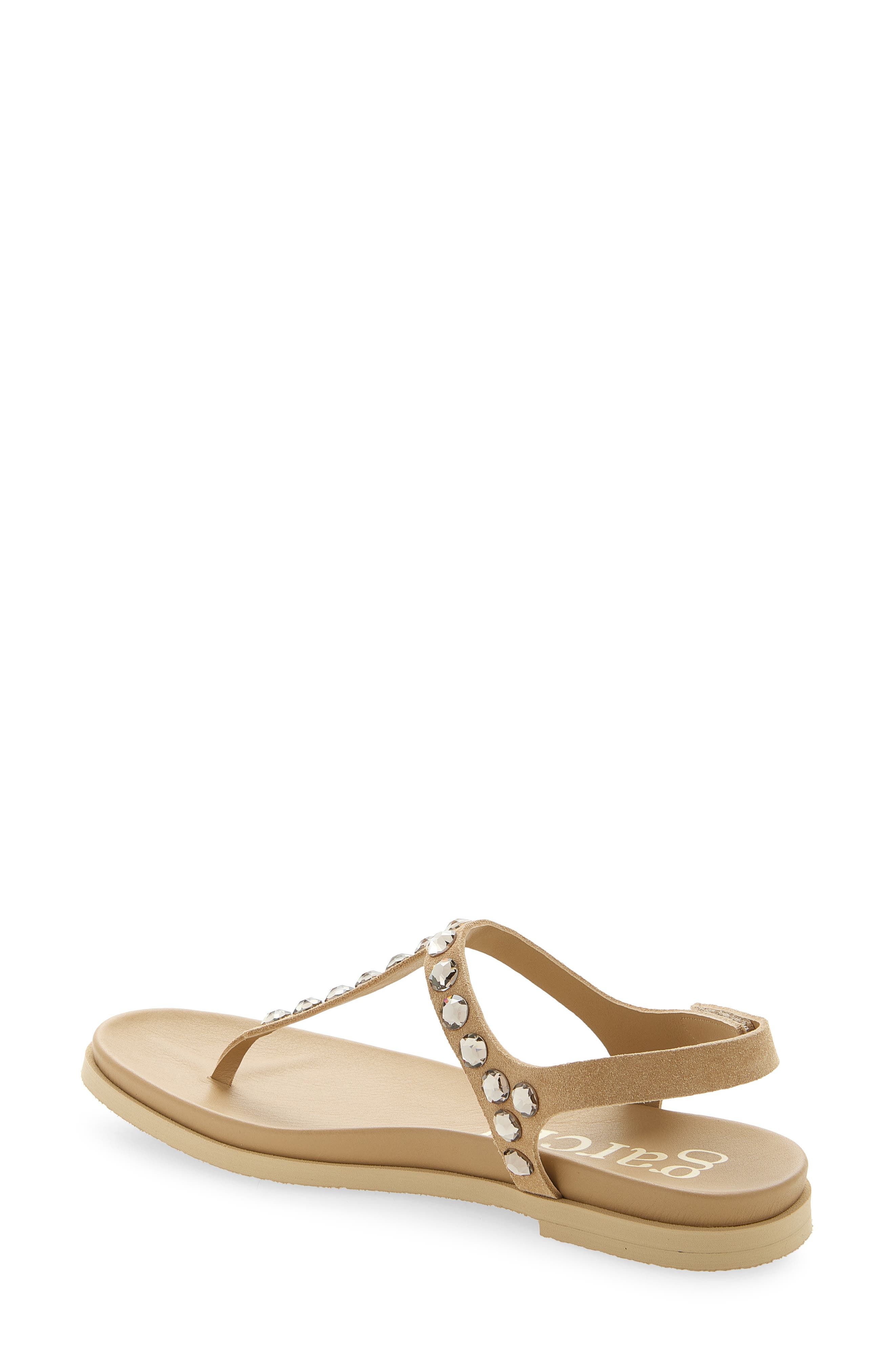 Pedro Garcia Judith Crystal Stud Sandal, Alternate, color, Dijon Castoro-Greige
