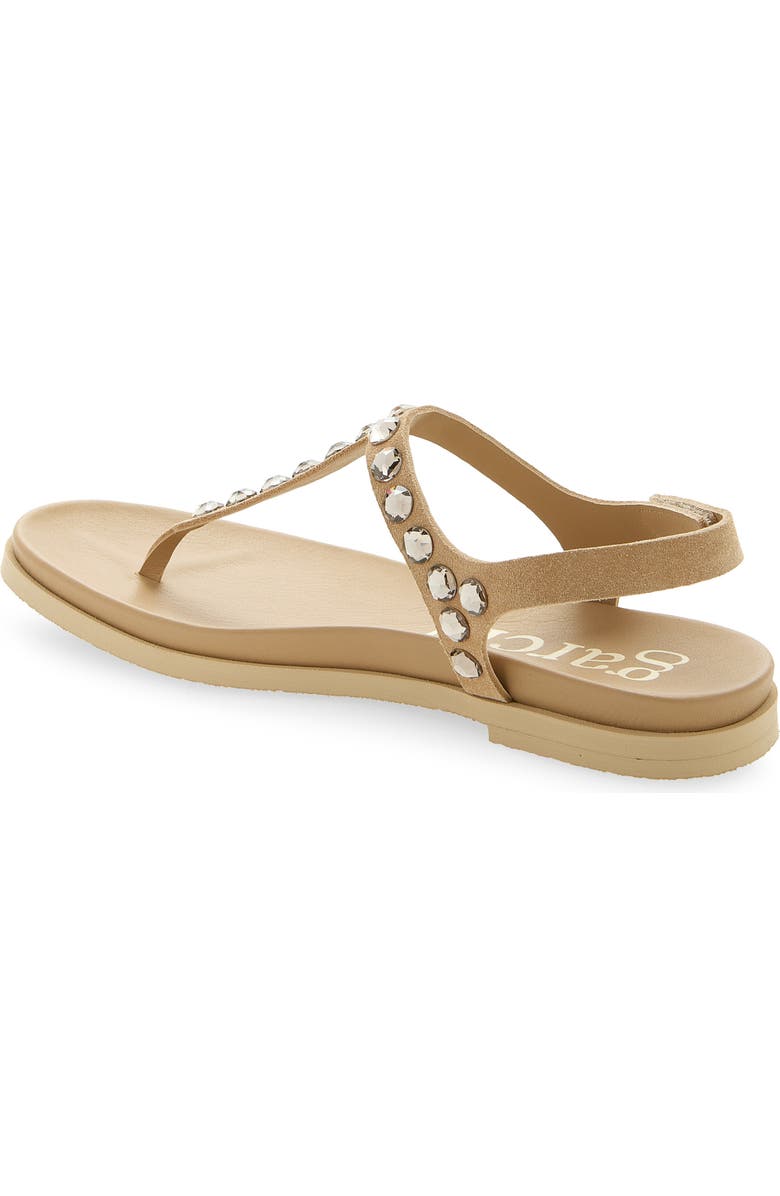 Pedro Garcia Judith Crystal Stud Sandal, Alternate, color, Dijon Castoro-Greige