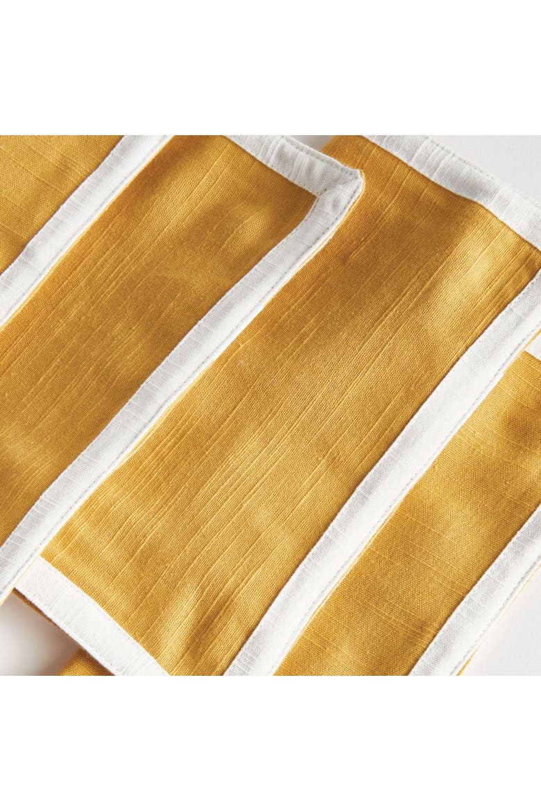 Jase Cocktail Napkins Set Of 4, Alternate, color, Yellow