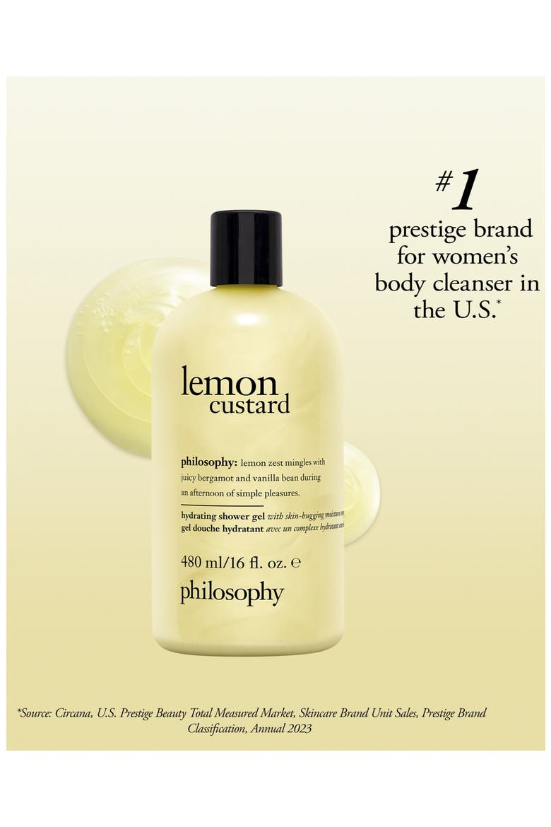 lemon custard shampoo, shower gel & bubble bath, Alternate, color, LEMON CUSTARD