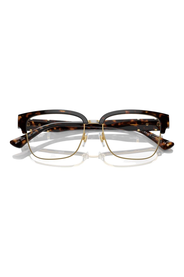 55mm Square Optical Glasses, Alternate, color, HAVANA