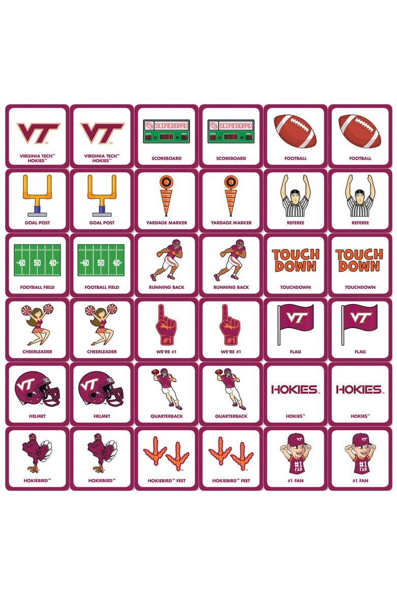 Virginia Tech Hokies Matching Game, Alternate, color, Multicolor