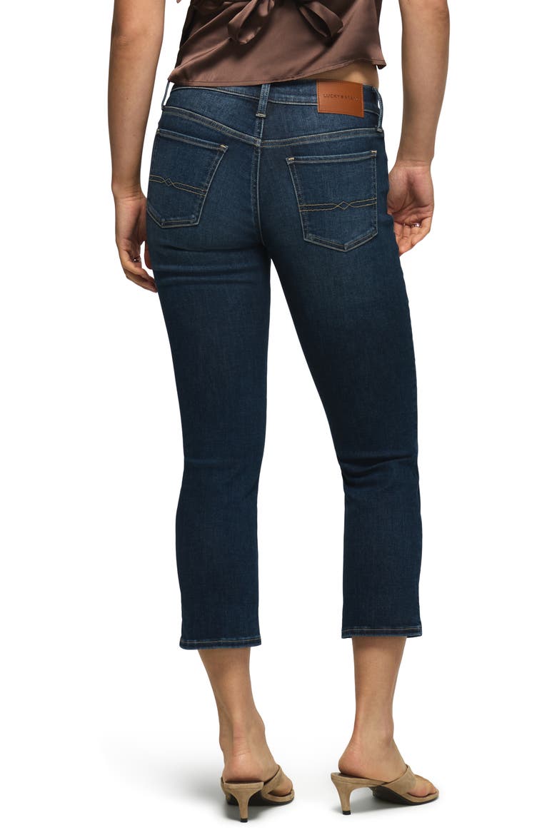 Sweet Mid Rise Crop Straight Leg Jeans, Main, color, ILLUSION WASH