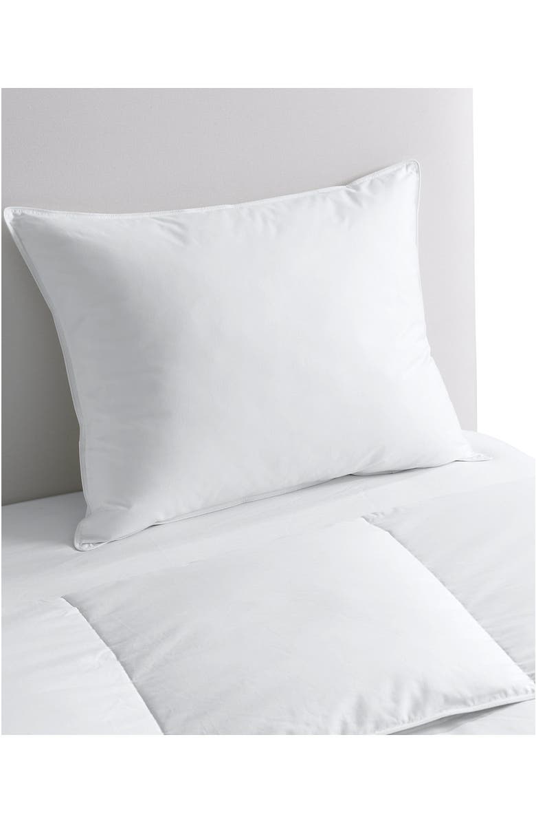 Lands' End Essential Pureloft Soft Bed Pillow, Main, color, White