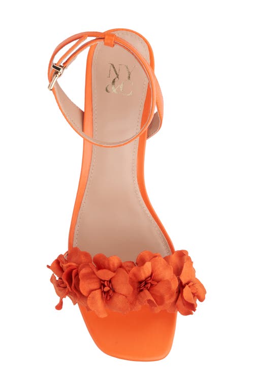 NEW YORK AND COMPANY NEW YORK AND COMPANY GWENDOLYN FLOWER STRAP SANDAL 
