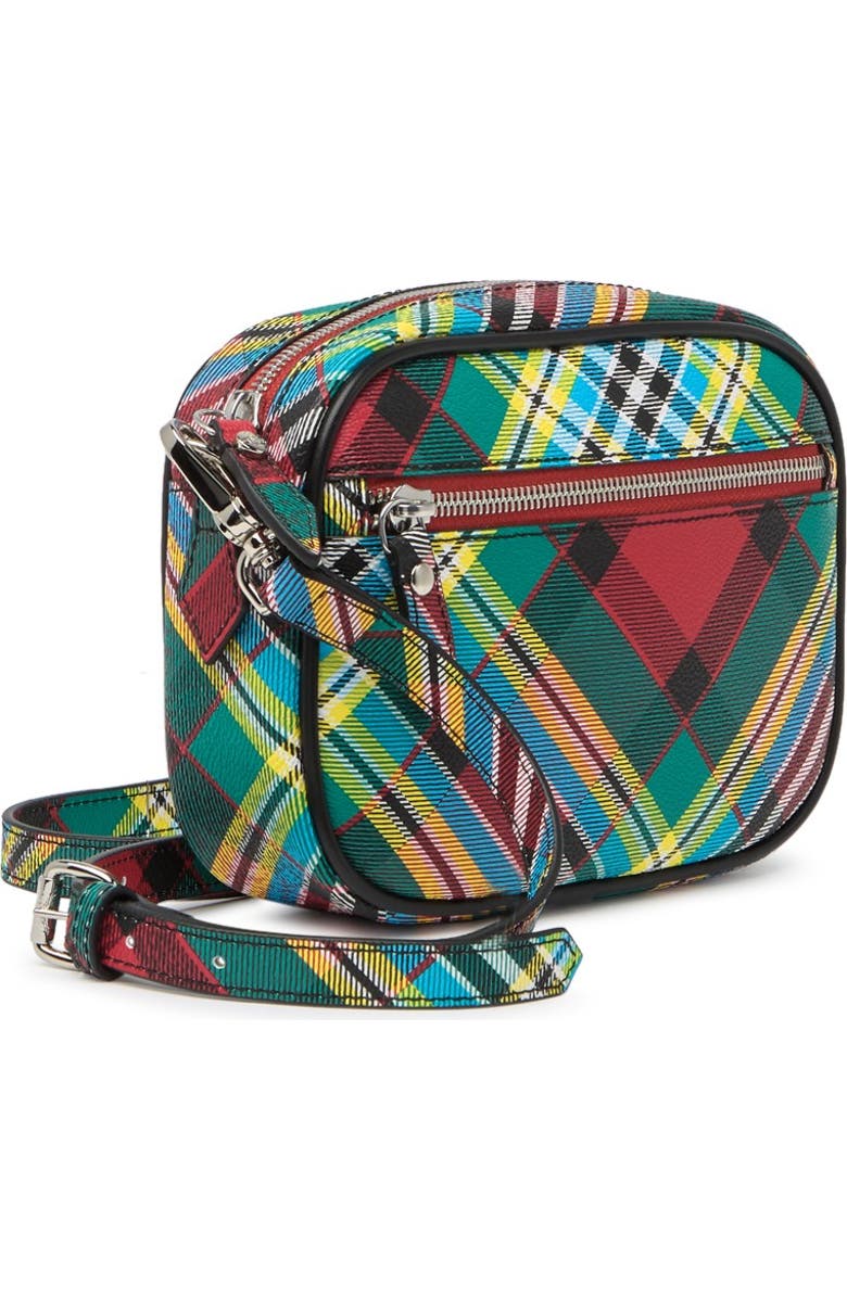 Vivienne Westwood Shuka Tartan Crossbody Bag, Alternate, color,