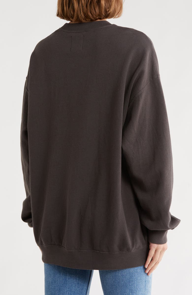 Billabong Ride In Cotton Blend Graphic Sweatshirt, Alternate, color, Black Sands 6