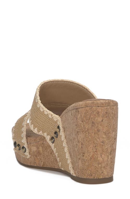 LUCKY BRAND LUCKY BRAND VICKTA RAFFIA PLATFORM WEDGE 