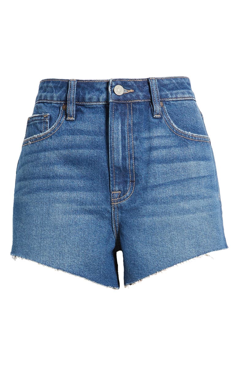 HIDDEN JEANS Cutoff Denim Mom Shorts, Alternate, color, 