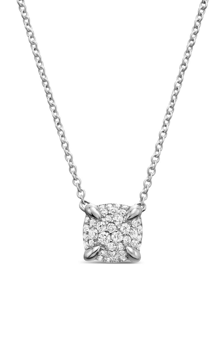 David Yurman Châtelaine Diamond Pendant Necklace, Main, color, Diamond