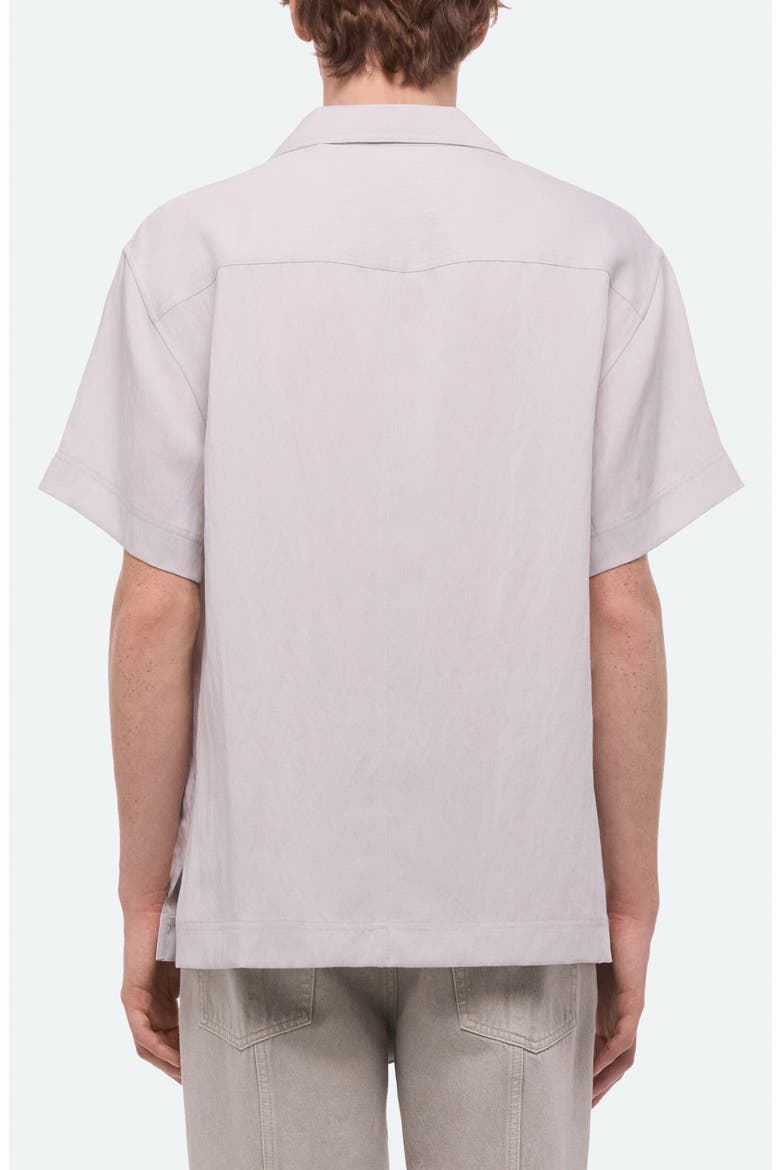 Solid Camp Shirt, Alternate, color, ICE