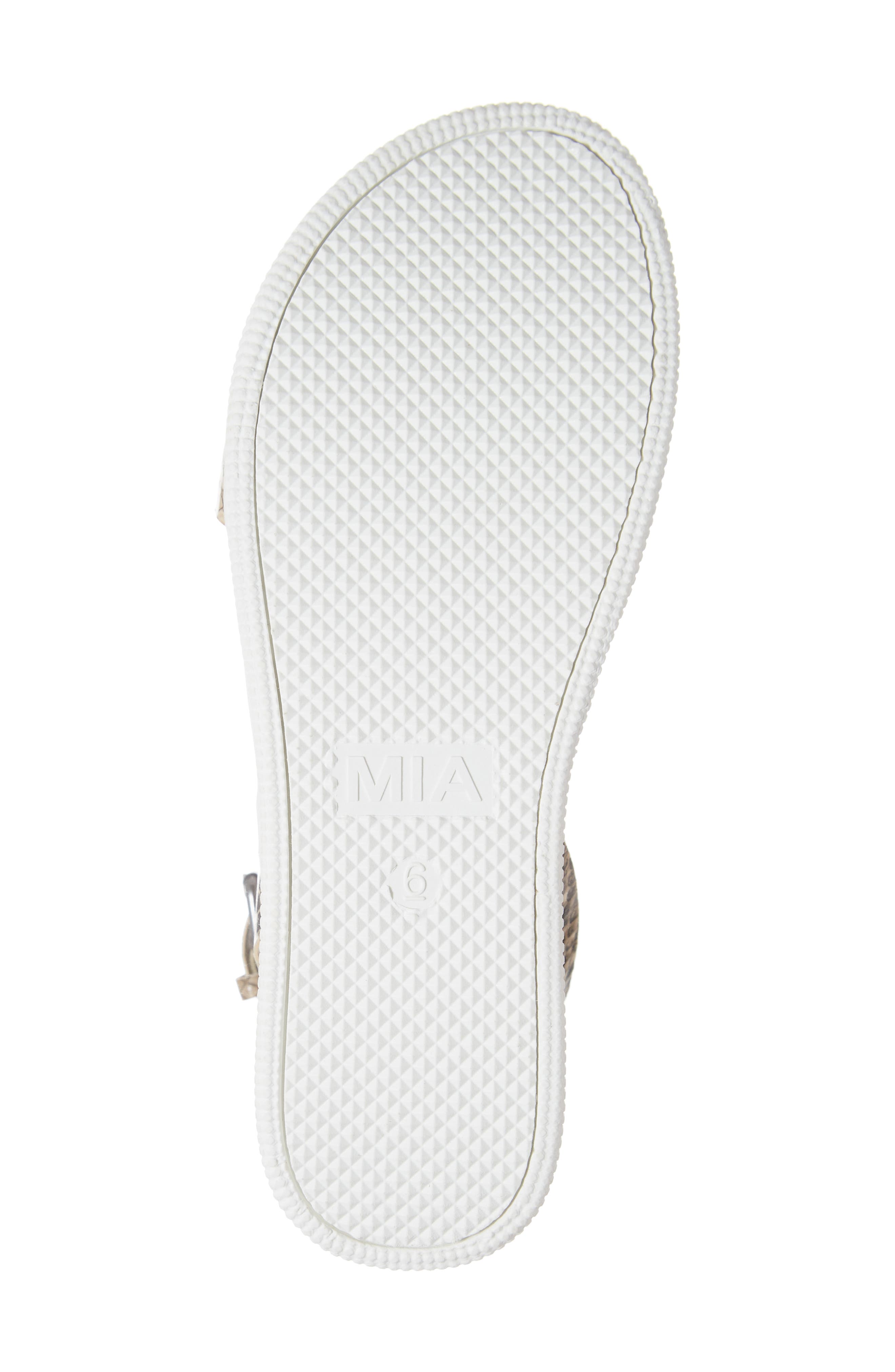 MIA Ellen-S Snake Print Platform Sandal, Alternate, color, 