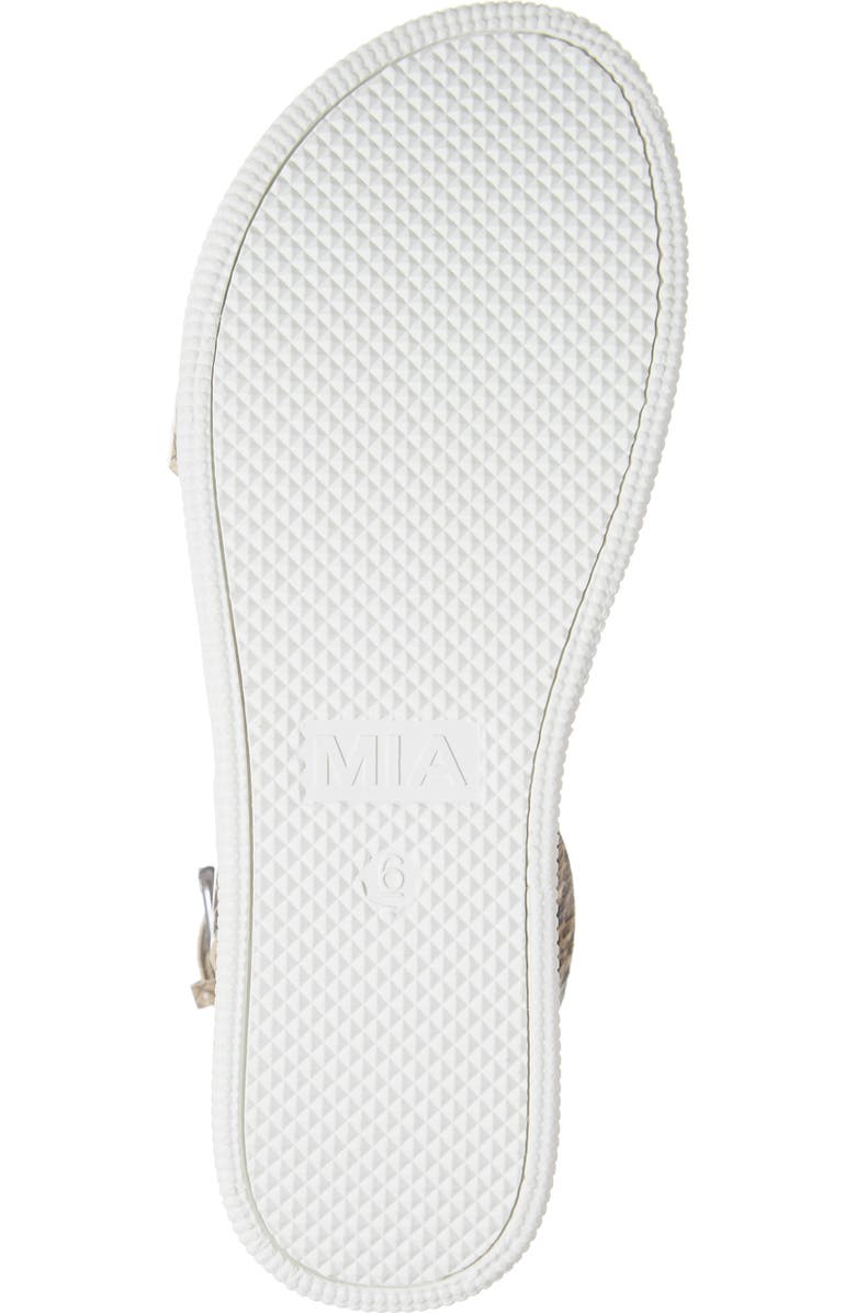 MIA Ellen-S Snake Print Platform Sandal, Alternate, color,