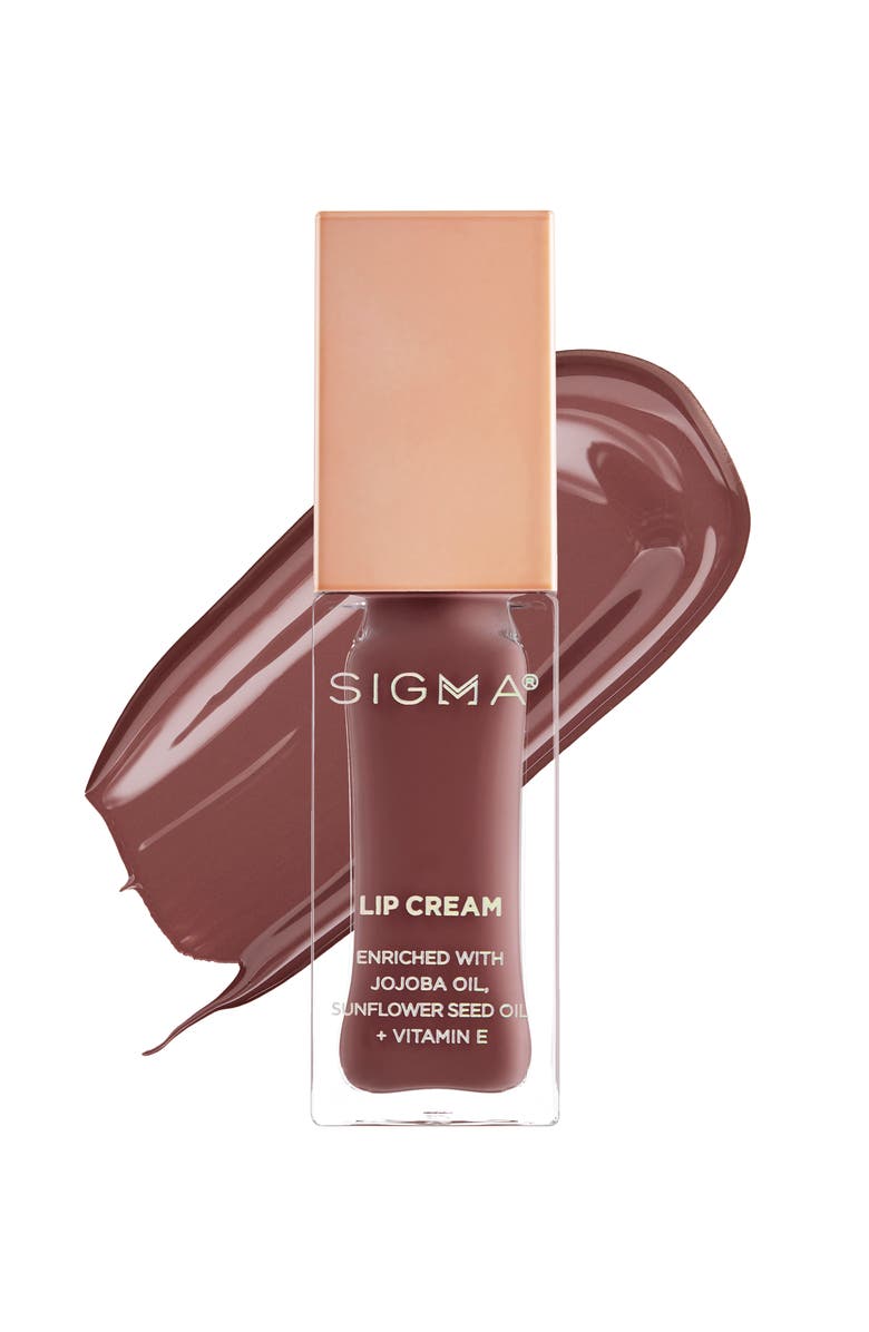Sigma Beauty Lip Cream, Main, color, Dapper - Warm Hibiscus