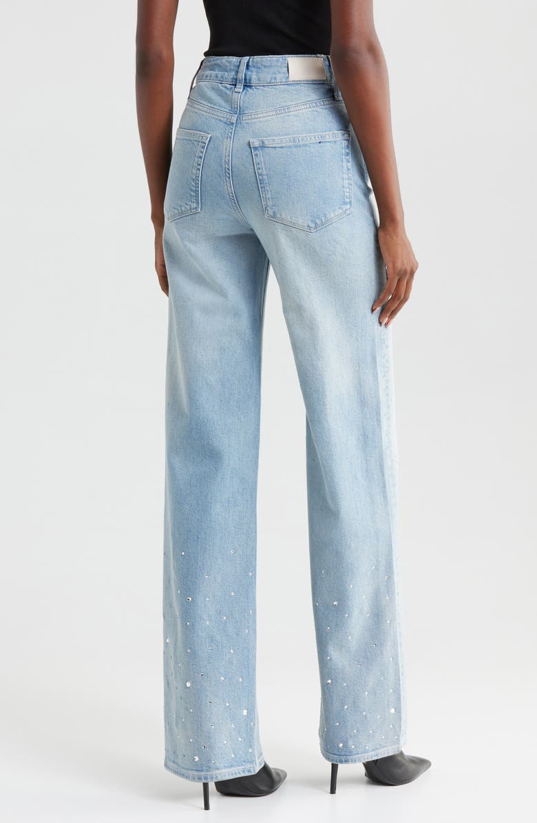 PAIGE Sasha High Waist Wide Leg Jeans, Alternate, color, Ezaembelli