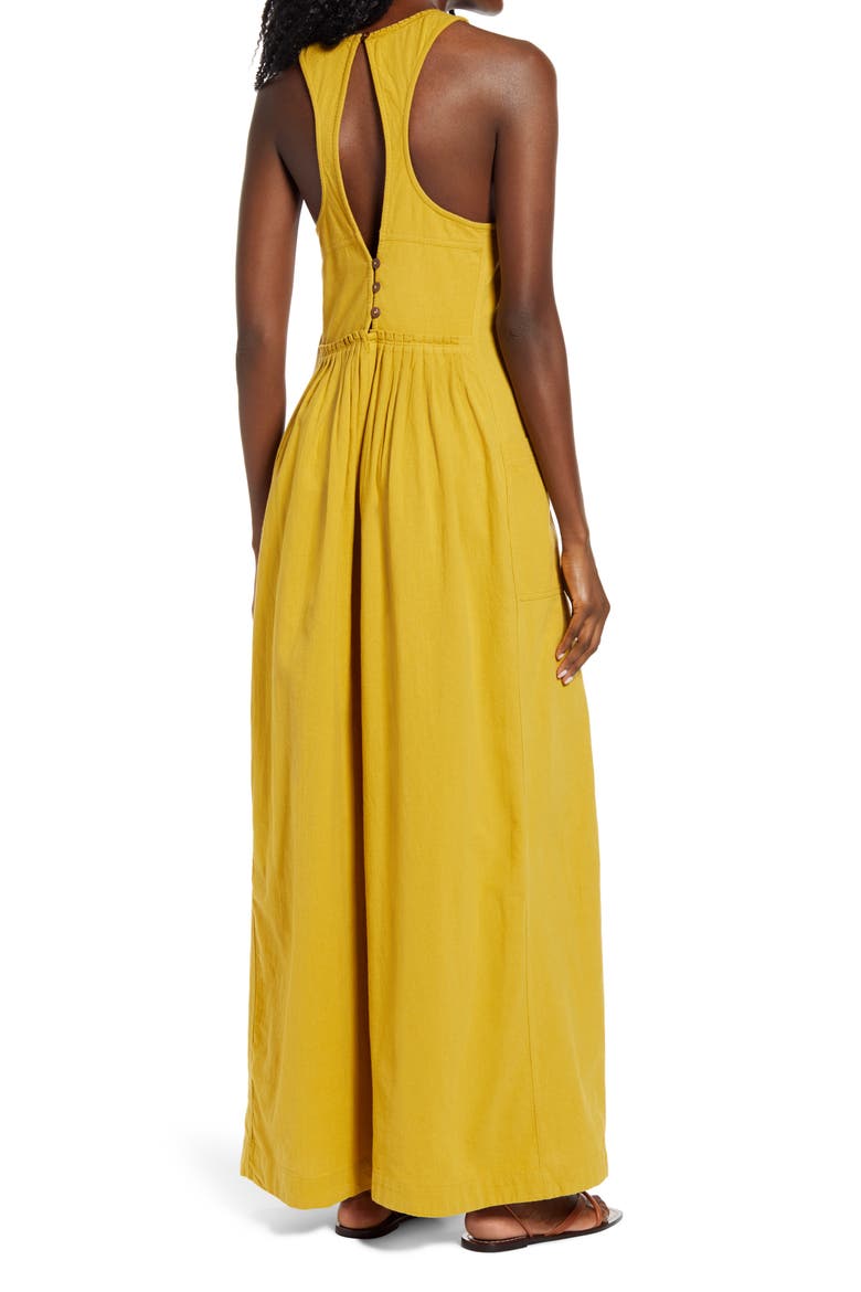 free-est Next Level Wide Leg Jumpsuit, Alternate, color, HONEY MALLOW
