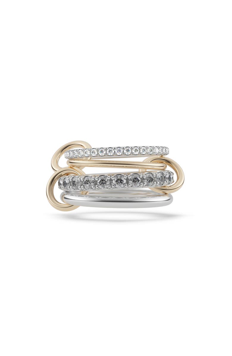Spinelli Kilcollin Arla Linked Diamond Rings, Main, color,