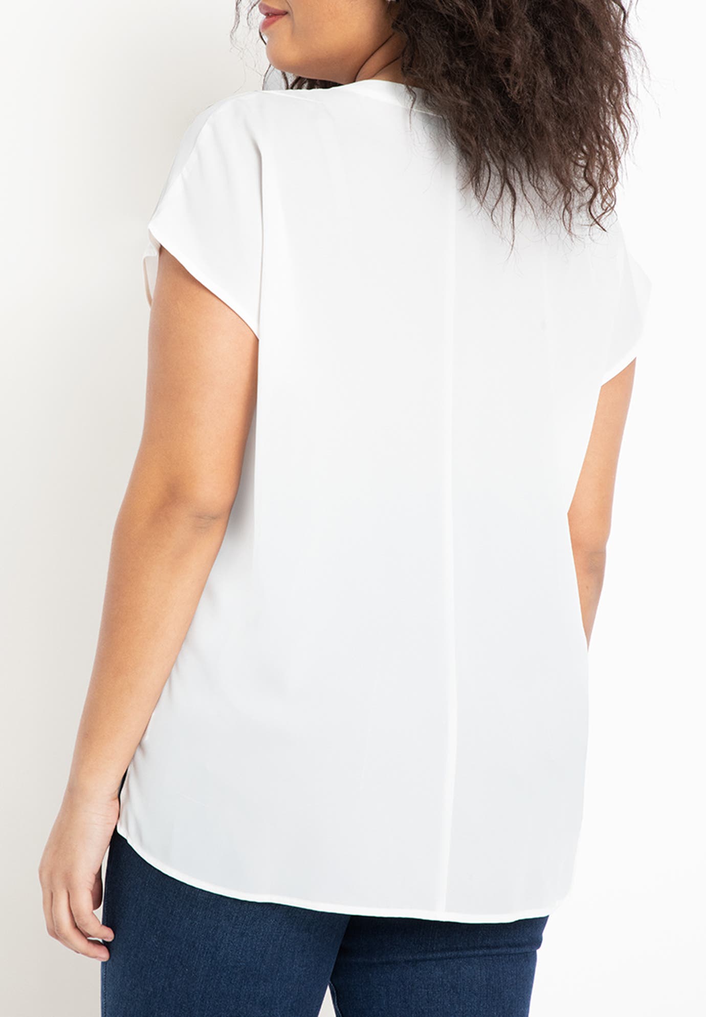 Notch Collar Blouse - image 2