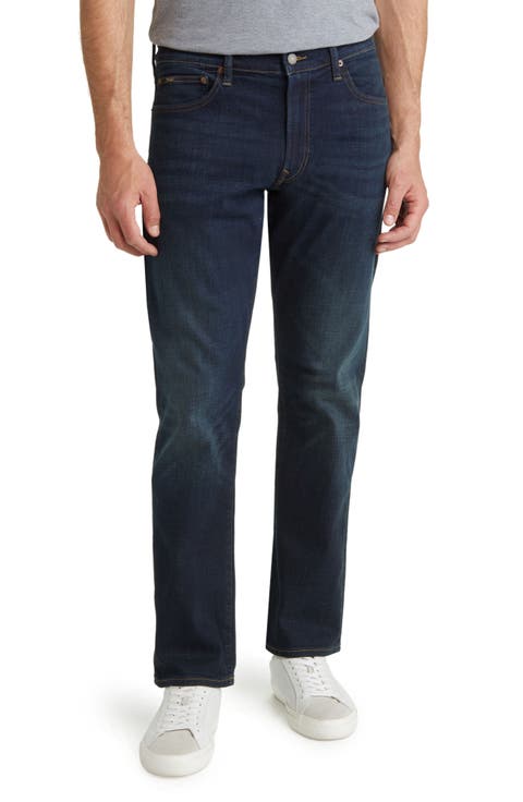 Stretch Slim Straight Leg Jeans