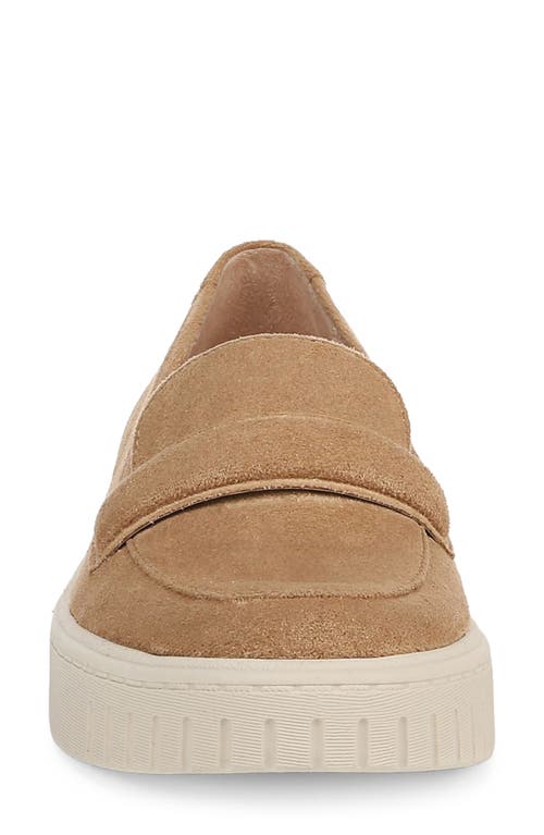 Lifestride Women's Geneva Closed Round Toe Platform Penny Loafers In Taupe