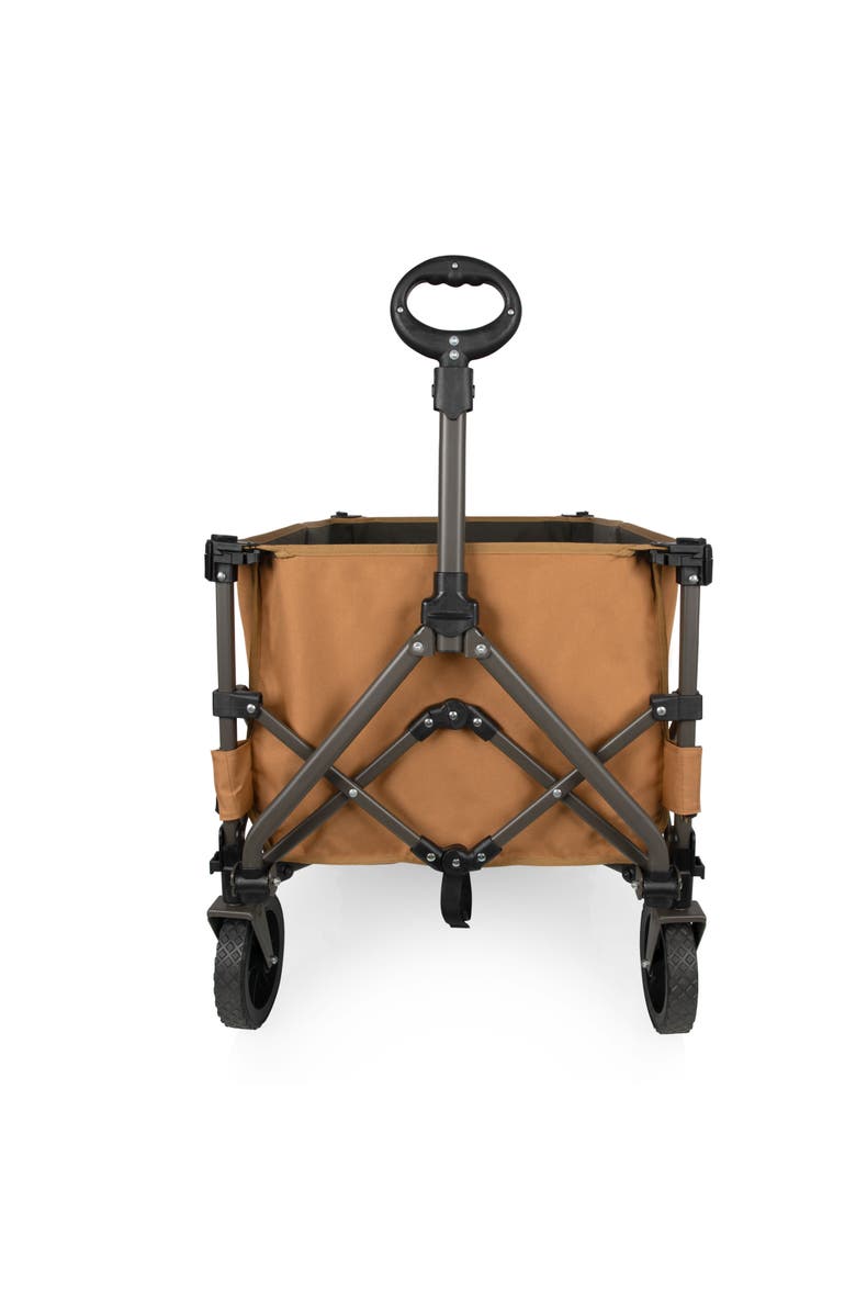 Oniva Wilderness Collapsible Folding Wagon, Alternate, color, Brown & Gray