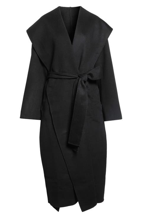 Hooded Belted Coat