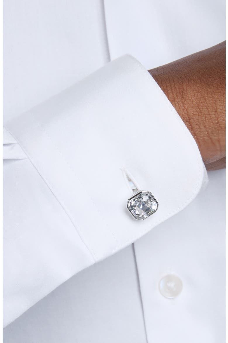 Millenia Cuff Links, Alternate, color, RHODIUM