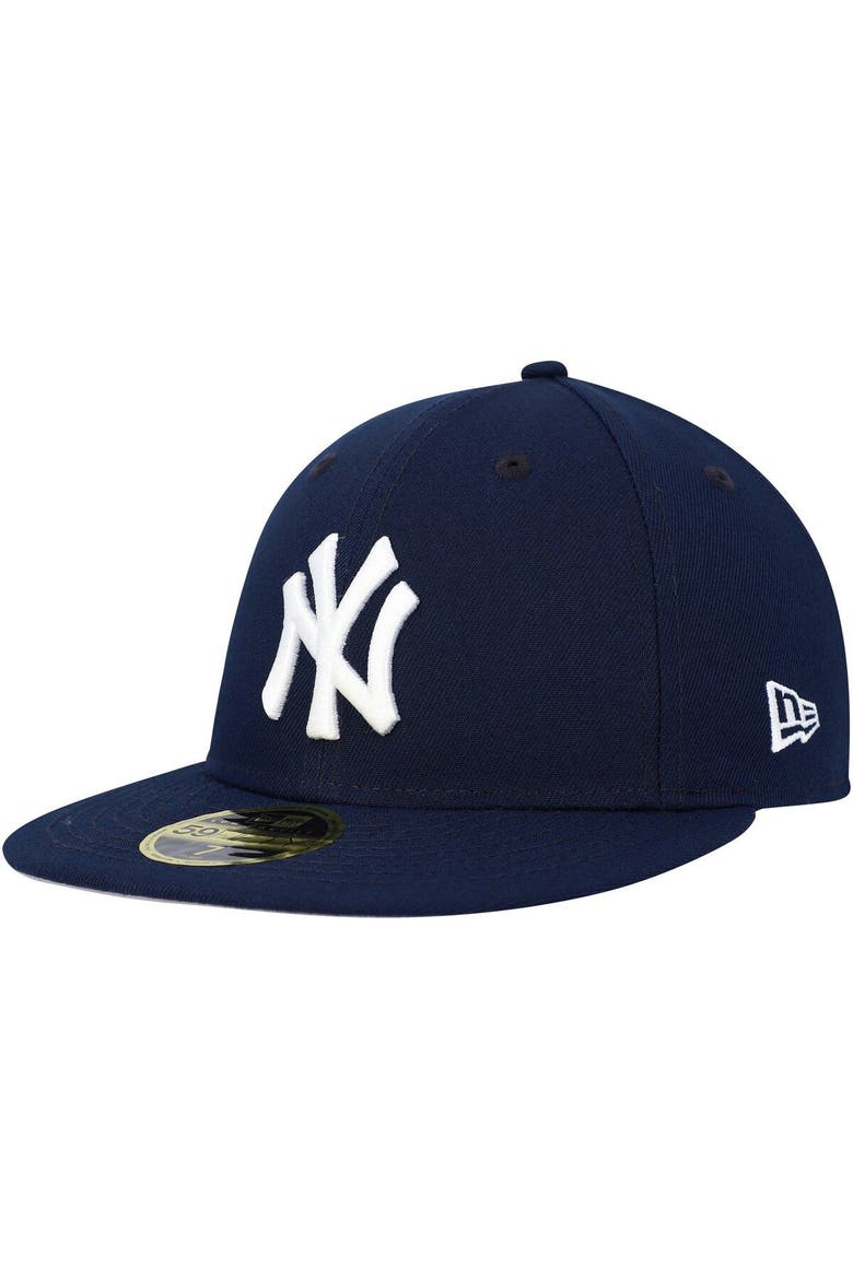 Men's New Era Navy New York Yankees Oceanside Low Profile 59FIFTY Fitted Hat, Alternate, color, Navy