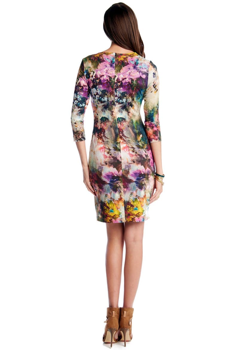 'Avant Garden' Print Sheath Dress, Alternate, color, PRINT