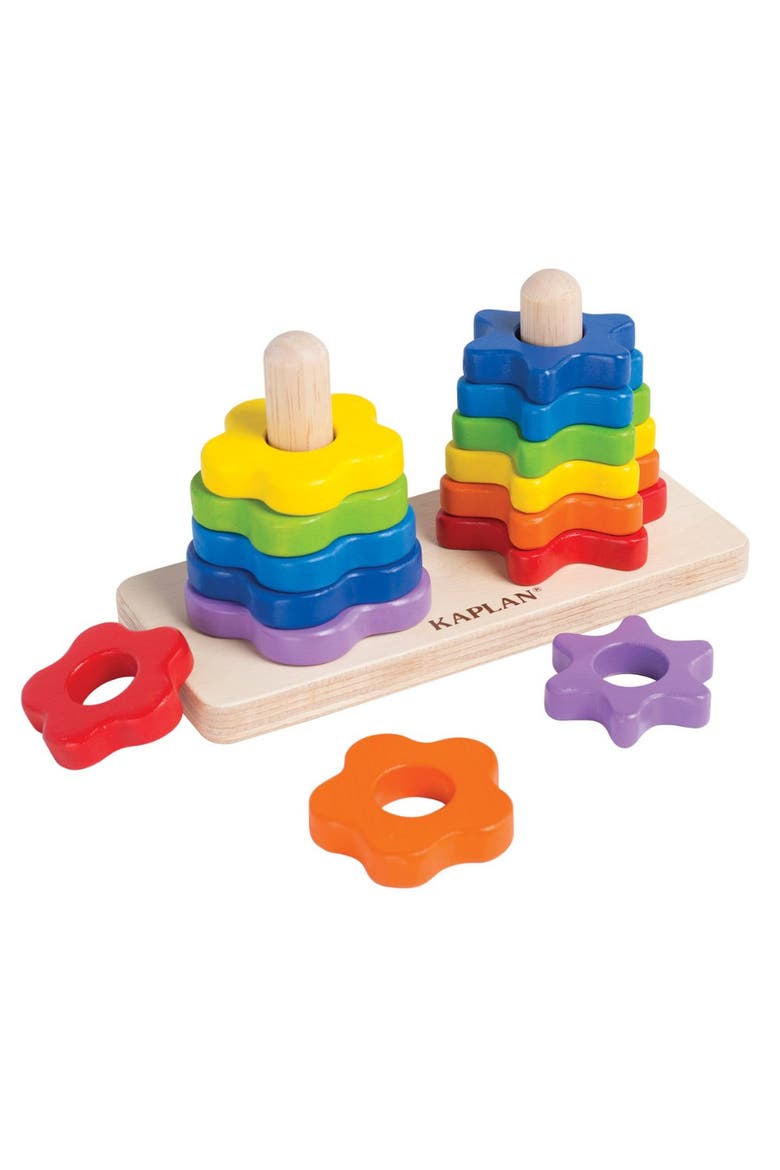 Wooden Flower Twist Sorter, Alternate, color, Multicolor