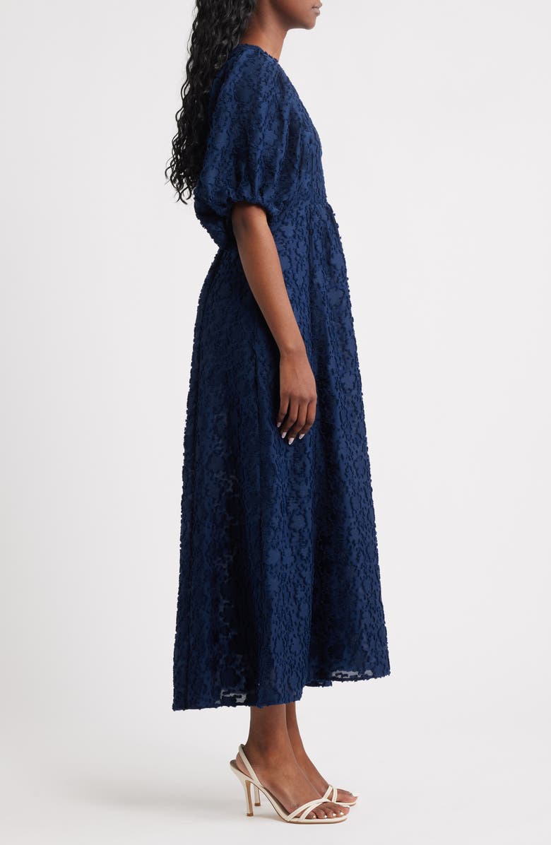 & Other Stories Jacquard Maxi Dress, Alternate, color, Blue Dark