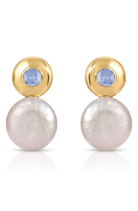 Majestic Freshwater Pearl Drop Earrings