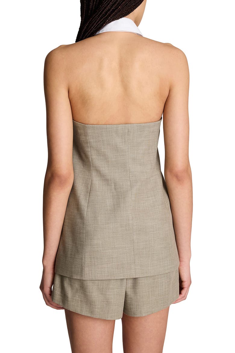 Strapless Vest with Removable Inset, Alternate, color, TURTLE GREEN MULTI