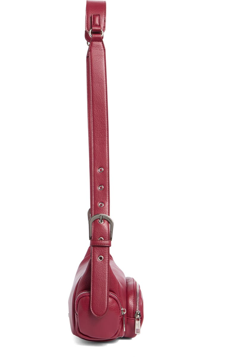 Madden Girl Convertible Shoulder Bag, Alternate, color, Wine