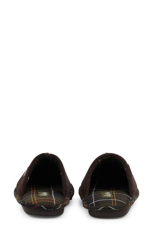 Barbour Simone Mule Slipper In Choco/classic