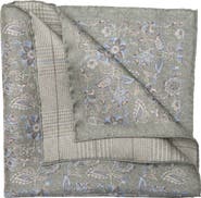 Elizabetta Enzo - Double Sided Silk Pocket Square for Men