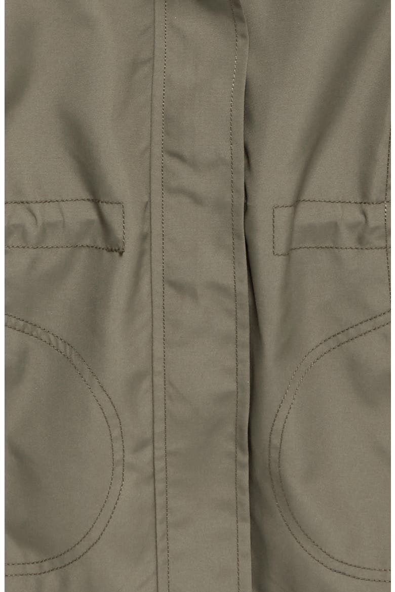 Windy Water Resistant Hooded Jacket, Main, color, DUSTY OLIVE