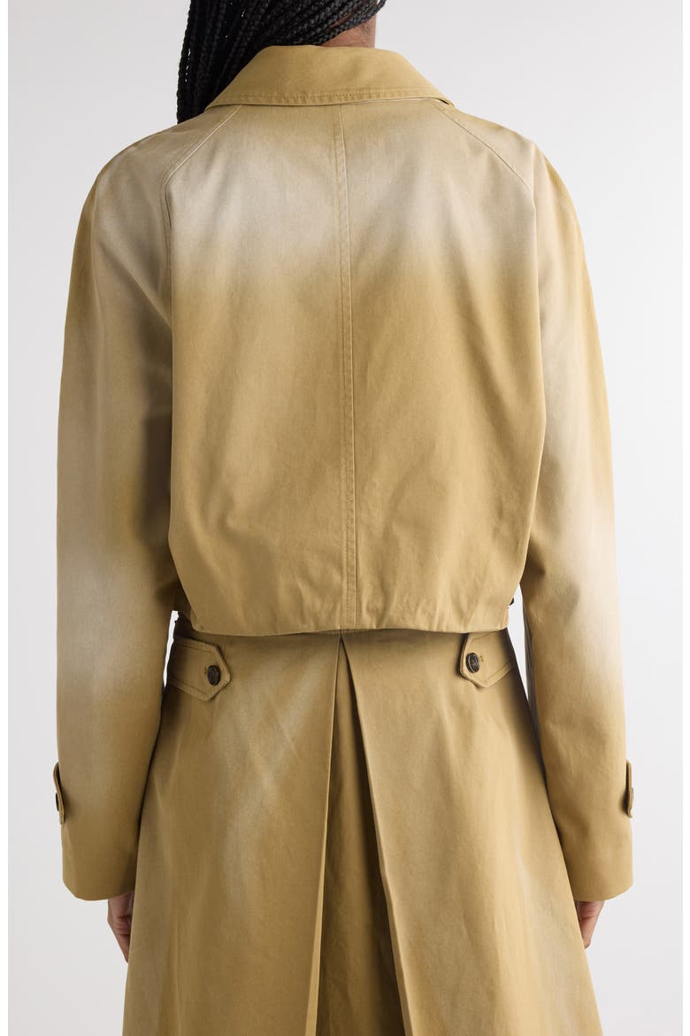 Omary Cotton Twill Crop Jacket, Alternate, color, FADED OCHRE DRV