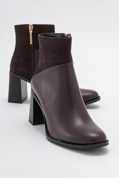 Ropa Block Heel Zip Boot