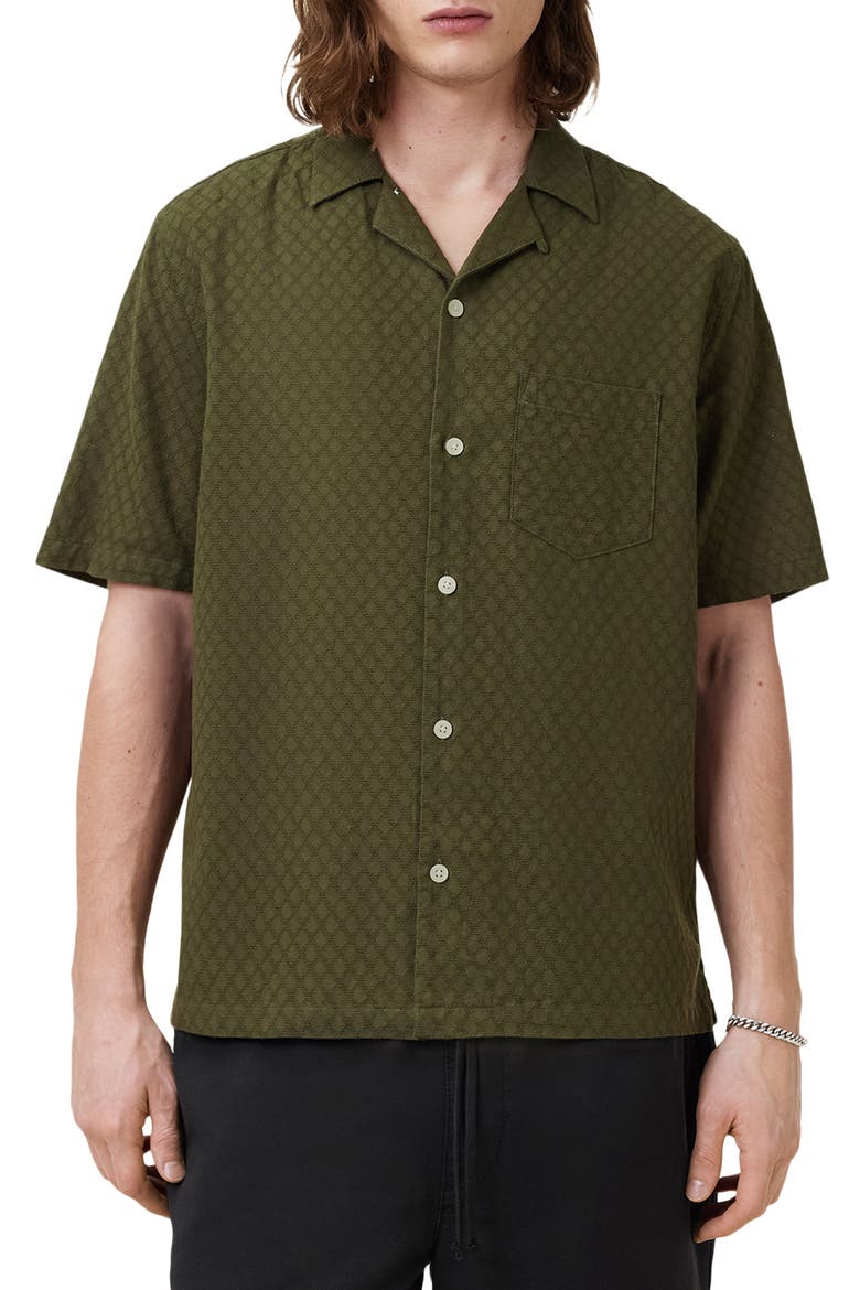 Kylo Camp Shirt, Main, color, KELP GREEN