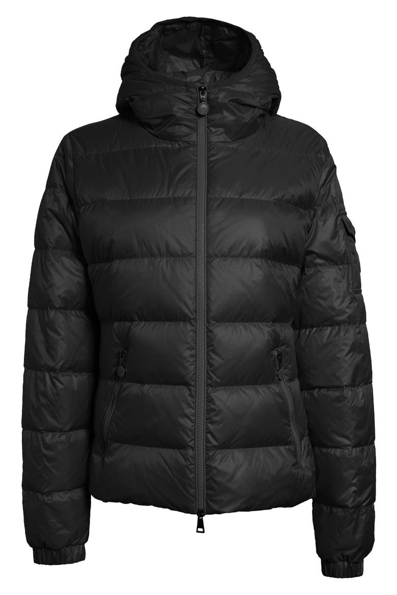Gles Recycled Nylon Down Jacket, Main, color, BLACK