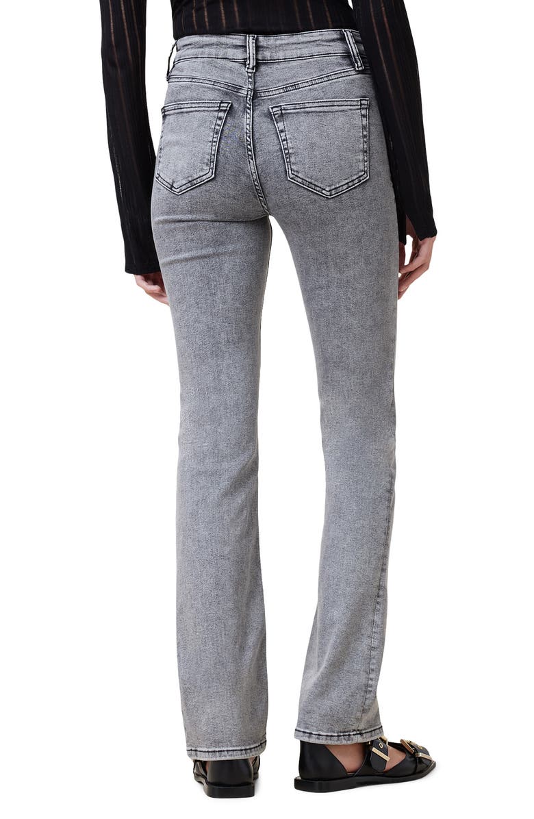 AllSaints Haldan Bootcut Jeans, Alternate, color, Washed Grey