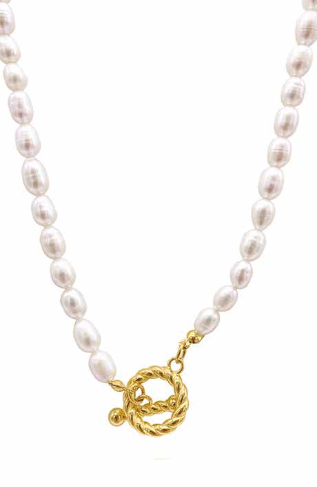 st. Moran Julien Freshwater Pearl Toggle Necklace