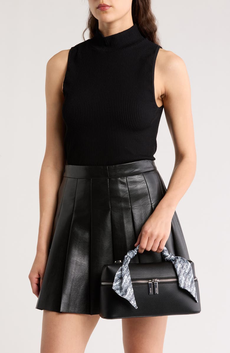 BCBG Scarf Detail Top Handle Bag, Alternate, color,